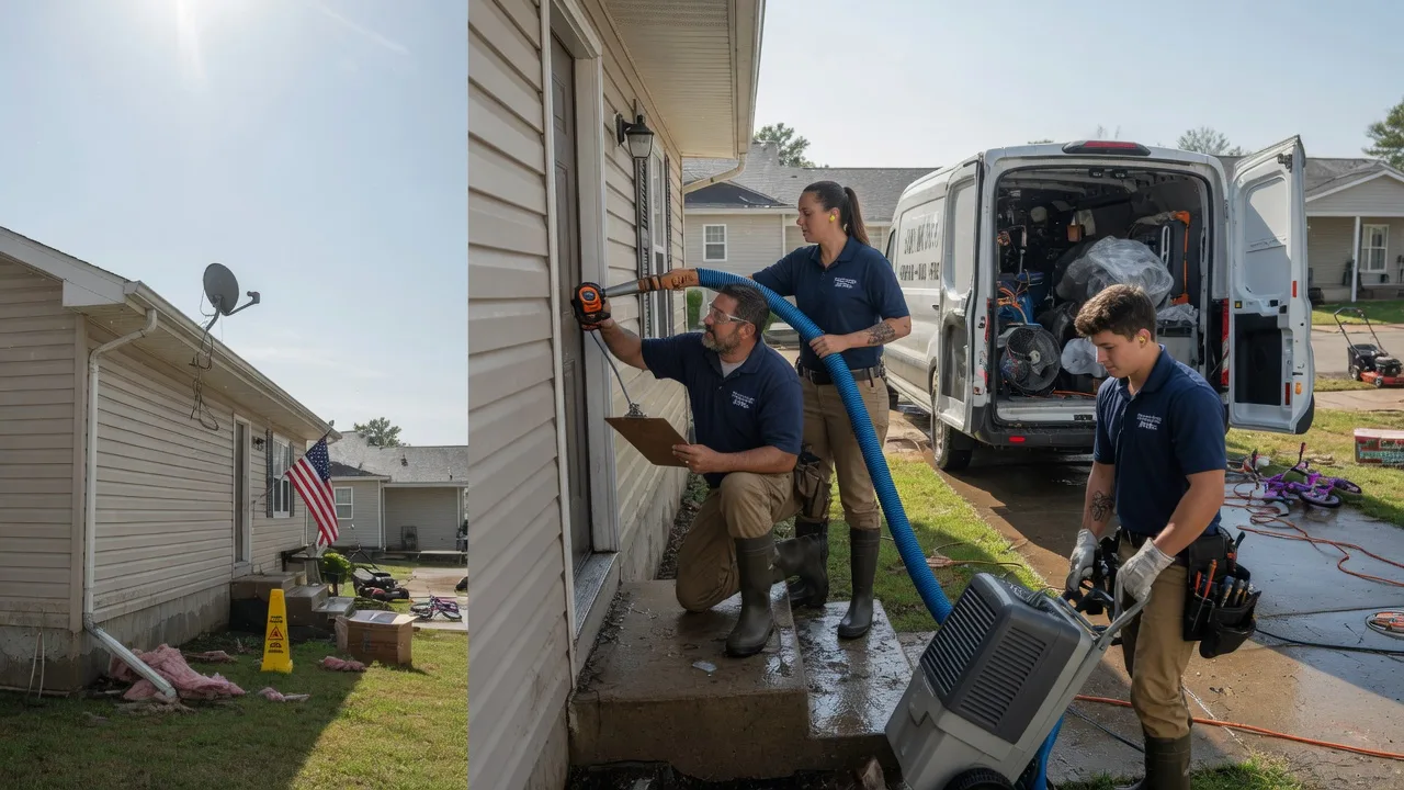 Ceiling Water Damage Restoration in Mount Olive, IL near me